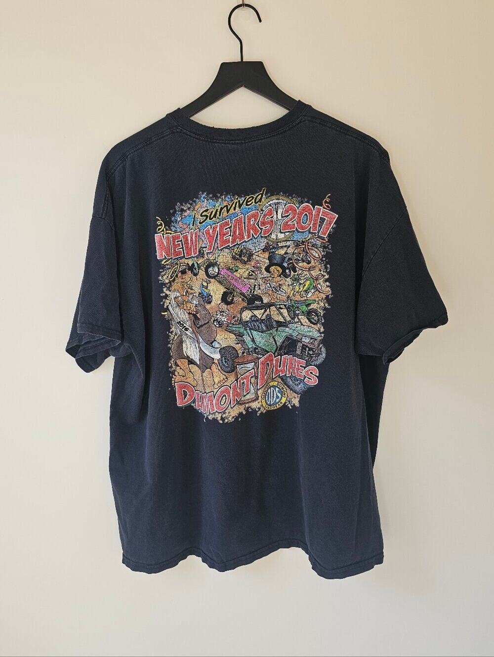 2017 Black Dumont New Years Graphic Tee - Dumont Dunes